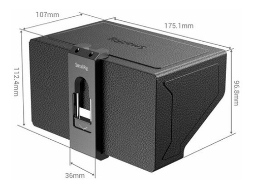 Imagen 4 de 10 de Carcasa Parasol Para Smartphone Filmaker Vlog Streaming