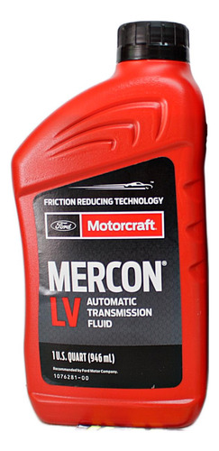 Aceite Caja Automatica Ford Motorcraft Mercon Lv - 946 Ml