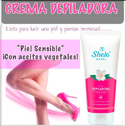 Imagen 6 de 10 de Crema Depiladora Shelo Original Grande Envío Express