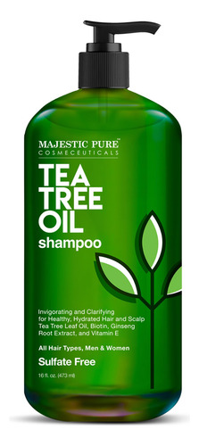 ChampĂș Majestic Pure Tea Tree 473 Ml Hidratante Sin Caspa
