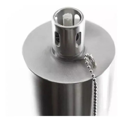 Imagen 2 de 6 de Antorcha Acero Inoxidable Pack X 3 Unidades Citronella