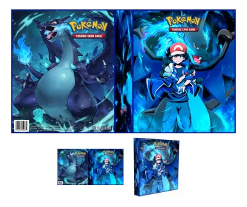 Fichário Álbum Pasta Pokémon Xy Evoluções Mega Charizard Y