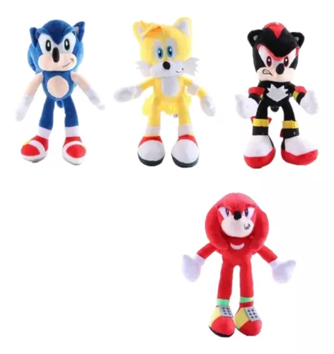 Pelucia Eggman Boneco Sonic Tails Knuckles Shadow