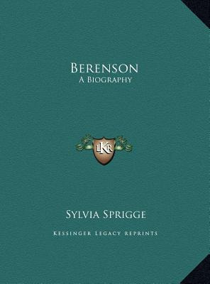 Libro Berenson : A Biography - Sylvia Sprigge