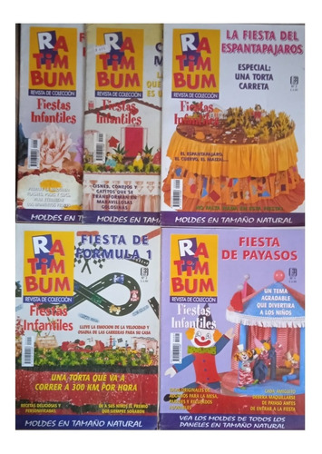 Ratimbum Revista Fiestas Infantiles Lote De 6 Unidades