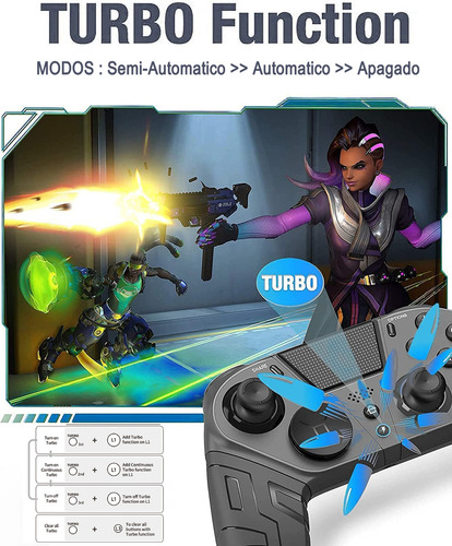 Joystick inalámbrico Dynacom DY-054346 negro
