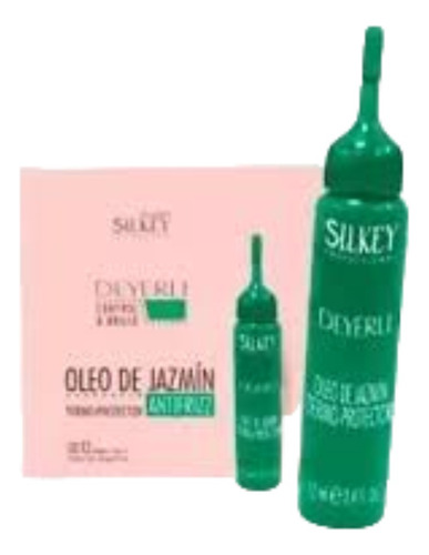 Ampollas Capilar Anti Frizz Oleo De Jazmín Silkey 12ml X 12