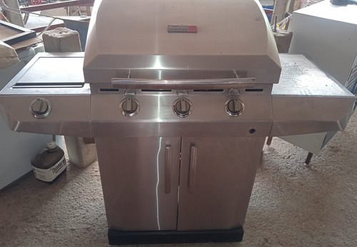 Parrillera Charbroil A Gas Y Carbon Adaptada (Usado)