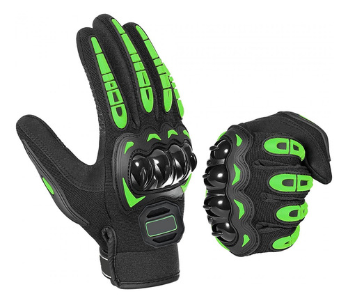 2x Guantes De Pantalla Táctil Completo Guantes De Verde Xl