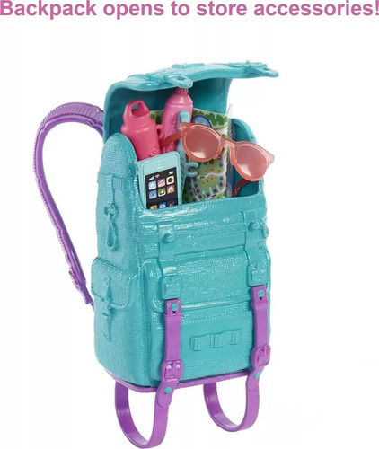 Imagen 5 de 5 de Barbie Muñeca De Camping Con Accesorios - Mattel