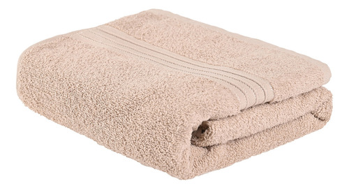 Toalla De Baño Grande Completo 100% Algodón Suave Absorbente Color Beige Beige