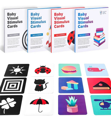Tarjetas De Estimulación Visual Montessori Para Bebé