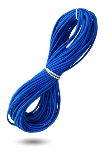 Corda Com Extensor Elástico 5 Mm Com 100 Metros Azul