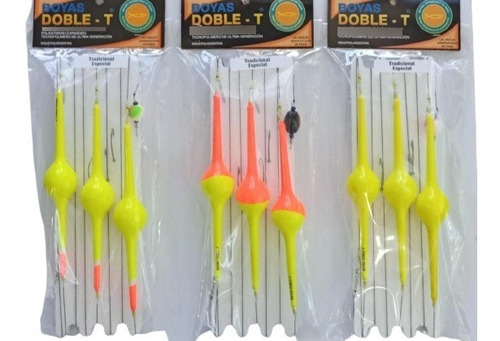 Linea Pejerrey Flote Especial  - 16cm - 3 Boyas Doble T N°28