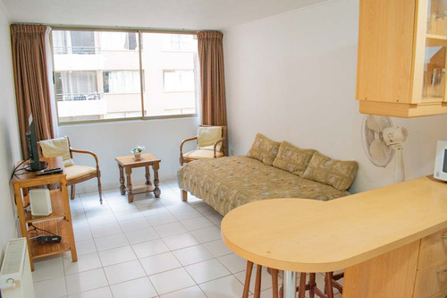 Arriendo Depto Amoblado 1 Habitación Alonso De Ovalle (3204)