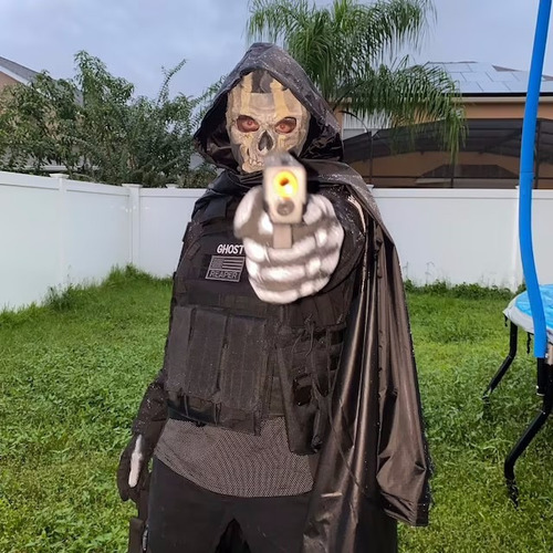 Mwii Ghost Mask Cod Cosplay Airsoft, Máscara Táctica De Cala
