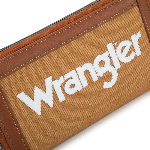 Billetera Wrangler Montana West Importada 100% Original Boho Marron