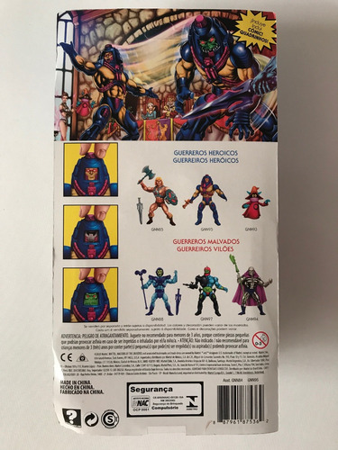 Man E Faces Motu Origins Retro Carton Mx Unpunch Multifaces (Usado)