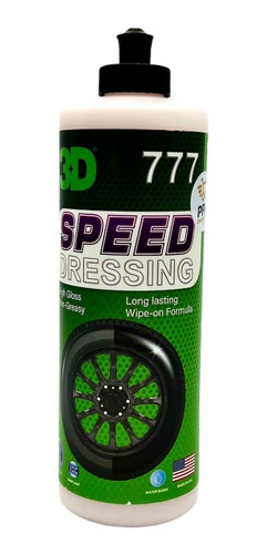 3d Speed Dressing Abrillantador De Neumáticos 16 Oz