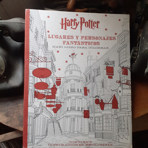 Harry Potter-lugares Y Personajes Fantásticos-libro Colorear
