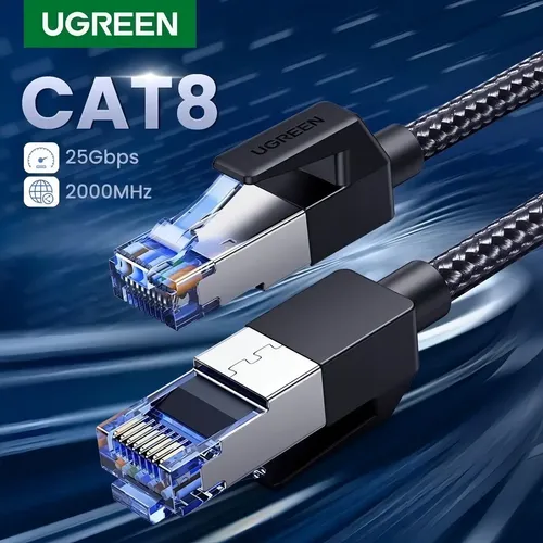 Cabo De Rede Cat8 40gbps 2000mhz 1m Ugreen 80429 | MercadoLivre