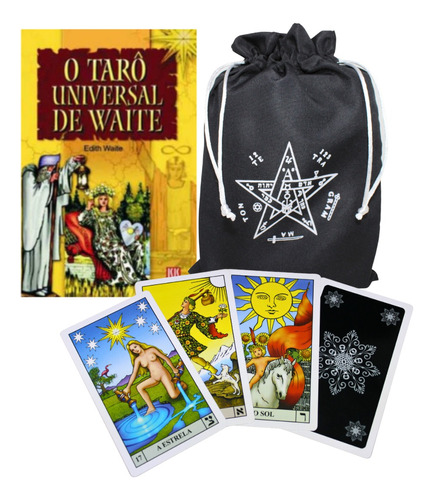 Tarô De Waite  ( Baralho C/ 78 Cartas) + Brinde Porta Cartas