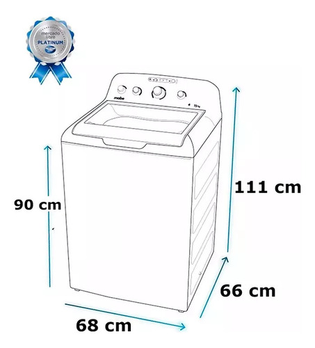Protector Para Lavadora Whirlpool 22 Kilos De Panel Afelpada