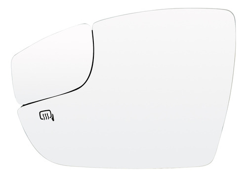Vidrio Retrovisor Izquierdo Para Ford Focus 2012-2018 Lhs