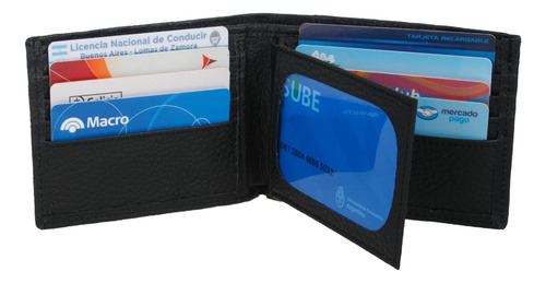 Imagen 2 de 8 de Billetera Hombre De Cuero Legitimo Premium Madu Regalo