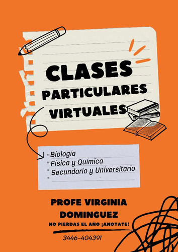 Clases Particulares Virtuales De Biología, Física Y Química