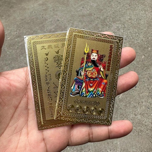 Fs 2 Cartão Chinês Feng Shui Cartão Sorte Riqueza Auspicioso