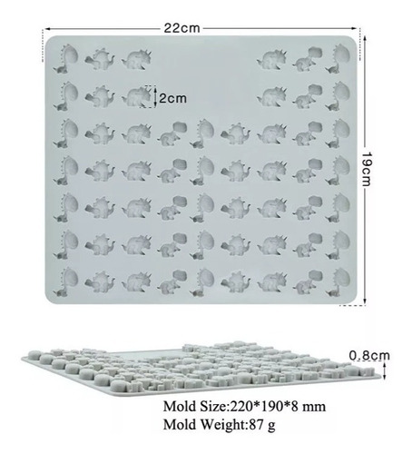 Set De 7 Moldes De Silicona Para Repostería