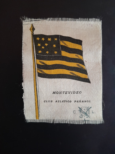 Bandera De Seda Coleccionable Del Club Atlético Peñarol 1916