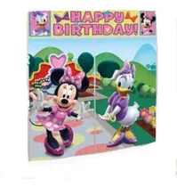 Comprar Minnie Y Daisy Decoracion Pared 1.65x1.85 Fiestas Infantiles