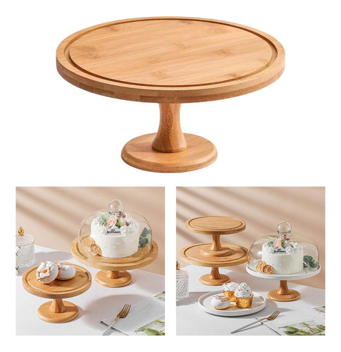 Pastelería Soporte Para Pasteles Con Tapa De 12 Pulgadas