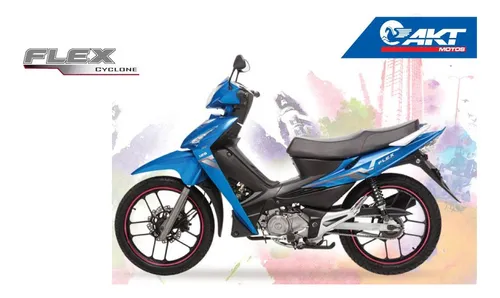 Gato Paral Central Akt 125 Flex Cyclone Burro Caballete