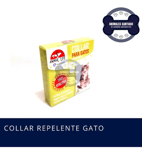 Collar Repelente Gato Animal Life 