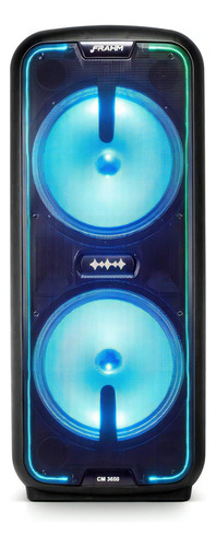 Caixa De Som Amplificada Frahm Cm3650 15 Pol. 3650w Cor Preto