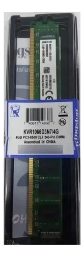 Memoria Ram Ddr3l 4gb 1066/8500 Pc Kingston