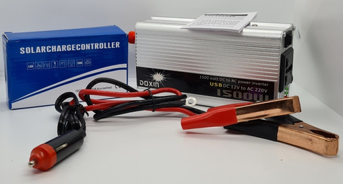 Imagen 5 de 7 de Convertidor Inversor 12v 220v 1500w Frigobar Con Reg 30amp