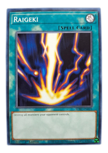 Yugi-oh! Raigeki Sdbt-en025 Comun