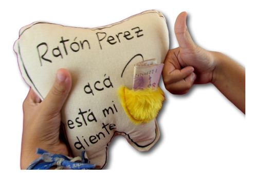 Almohadón Guarda Dientes Para El Ratón Perez Nenes Y Nenas