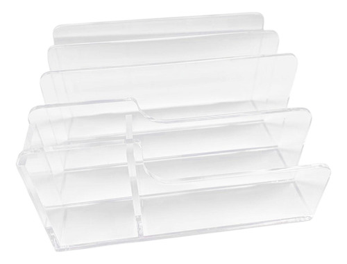 Organizador De Archivos De Escritorio De Acrílico, Soporte