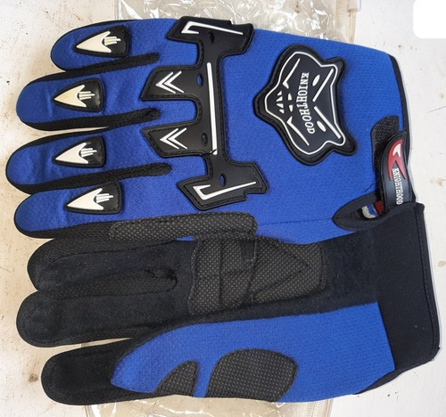 Imagen 7 de 10 de Guantes Para Bicicleta O Moto Ciclista O Motorizado Blu01