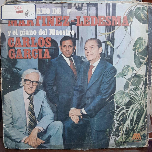 Vinilo Martinez Ledesma Y El Piano De Carlos Garcia  F5