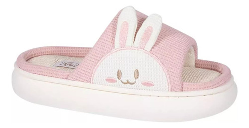 Pantufla Sandalias Peluche Felpa Mujer Shosh Confort 1134770