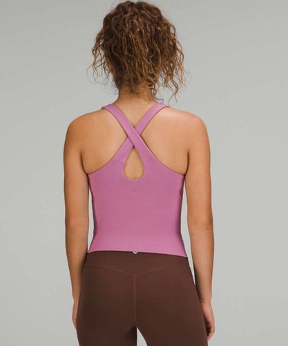 Lululemon Tank Top Ribbed Softstreme Rosa Oscuro Xs