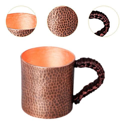 Taza De Café De Cobre Puro, Taza De Té Pequeña, Estilo A