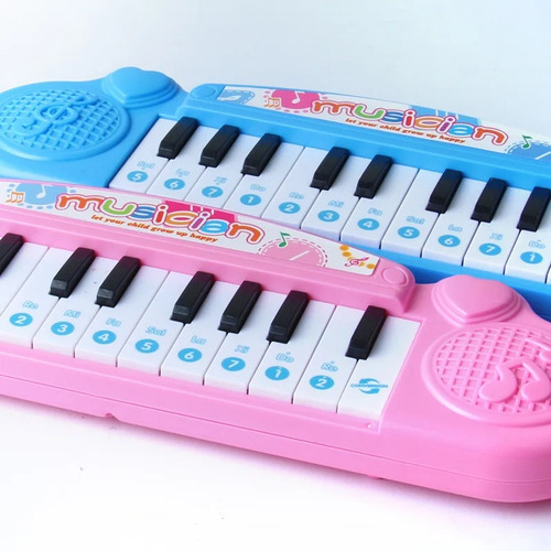 Piano Infantil Con Luz Y Sonido 12 Teclas