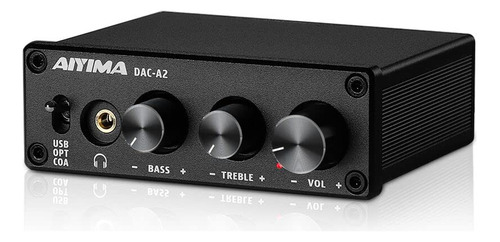Aiyima Dac-a2 Amplificador De Auriculares Dac Con Controles.